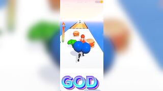 NOOB vs PRO vs HACKER vs GOD in Twerk Race 3D#funnygameplay#unknownboy