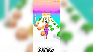 NOOB vs PRO vs HACKER vs GOD in Twerk Race 3D#funnygameplay#unknownboy