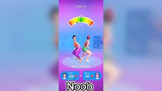 NOOB vs PRO vs HACKER vs GOD in Twerk Race 3D#funnygameplay#unknownboy