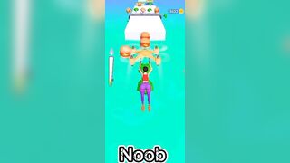 NOOB vs PRO vs HACKER vs GOD in Twerk Race 3D#funnygameplay#unknownboy