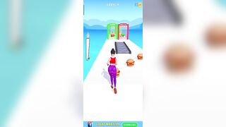 Bulid a Squeezy Barbie Babe girl twerk run level 9 #mobilegame #shortsfeed #viral #shorts