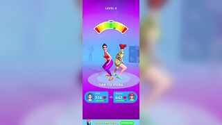 Bulid a Squeezy Barbie Babe girl twerk run level 9 #mobilegame #shortsfeed #viral #shorts