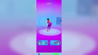 Bulid a Squeezy Barbie Babe girl twerk run level 9 #mobilegame #shortsfeed #viral #shorts