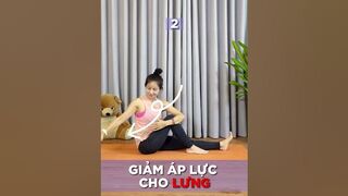 Bài Tập Yoga Giảm Áp Lực Cho Lưng #Shorts