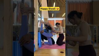 Happy Diwali ???? To All My Yoga Family #diwali #advancedyoga #backbend