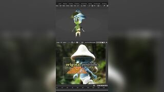 Avoid stretching UVs by selecting all vertices for Smurf Cat meme - low poly 3d model in Blender