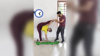 #Leg stretching 145°#leg flexibility ???? #viral #tutorial #subscribe ???? Share Comments ????????.????.