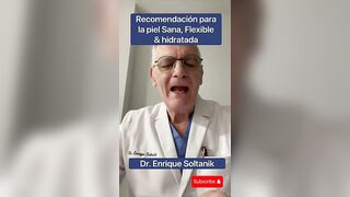 DOCTOR EXPLICA: Recomendacion para la piel Sana, Flexible & Hidratada #shorts #viral #salud #short