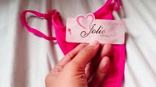 Tiny See through Lingre try on haul from shopee||