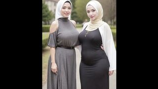 beautiful mom in hijab, hijab twerk, bigo video, hijab ass, beautiful women fashion dresses