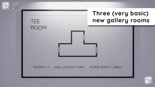 Three new virtual gallery rooms for making flexible layouts