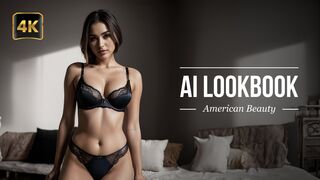 [4K] AI ART American Beauty AI Lookbook Video-Lingerie Selection