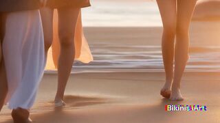 BikinisIArt - Bikinis on the beach