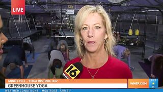 Scranton nonprofit channels good vibes with greenhouse yoga