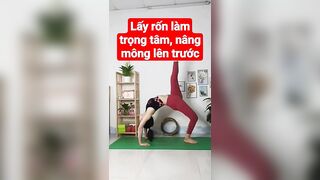 Cách Lên Tư Thế Bánh Xe Đơn Gỉan | Yoga Như Quỳnh