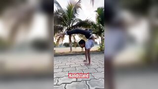 Handstand Yoga pose #viral #youtubeshorts #shorts #armstrong #subscribe #yoga #yogaeveryday