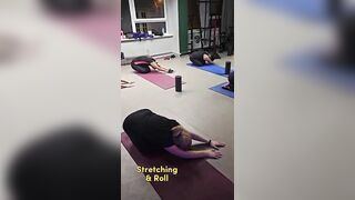 Stretching & Roll | растяжка и МФР| ???????? #stretching #foamroller #растяжка #мфр