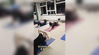 Stretching & Roll | растяжка и МФР| ???????? #stretching #foamroller #растяжка #мфр