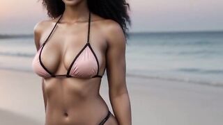 AI Chic Beauties in Bikinis #Bikinifashion #confidence