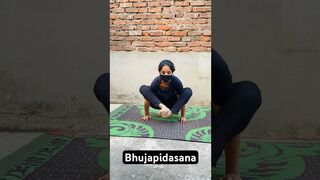 Shoulder pressing pose (Bhujapidasana) #viral #trending #yoga #youtubeshorts