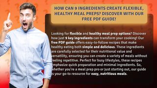 How Can 9 Ingredients Create Flexible, Healthy Meal Preps? Discover with Our Free PDF Guide!