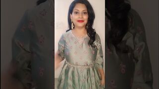 Try on haul????Ajio anarkali kurta with waist belt????Ajio Kurti haul???? Ajio haul #shorts #ajio #tryon