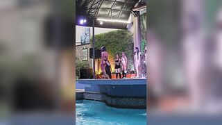 BEAUTIFUL FILIPINA GIRLS IN BIKINIS ANGELES CITY PHILIPPINES ???????? SCORE BIRDS HOTEL POOL PARTY #SHORTS