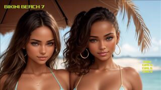 Bikinis No. 7 The Bahamas .28 | 4K AI LookBook AI Fashion Art