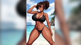 Sexy Anime AI NSFW - Ponytails and Bikinis