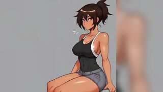 Sexy Anime AI NSFW - Ponytails and Bikinis