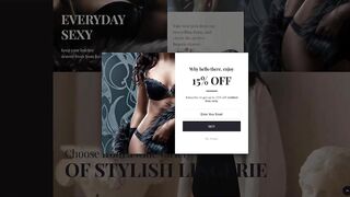 Lingerie Responsive Shopify Theme for Underwearby ZEMEZ Website Template - 58057