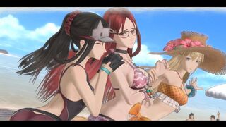 Day At The Beach / Valkyria Chronicles 4 / Cinematic / Anime Bikinis / Fun at the Beach / Sega RPG