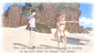 Day At The Beach / Valkyria Chronicles 4 / Cinematic / Anime Bikinis / Fun at the Beach / Sega RPG