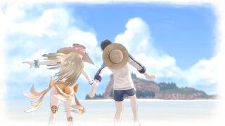 Day At The Beach / Valkyria Chronicles 4 / Cinematic / Anime Bikinis / Fun at the Beach / Sega RPG