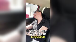 Parked Car Stretching Neck Rolls #mobility #stretching #driving