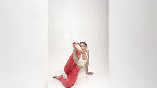 FLEXIBLE GIRL. CONTORTION CHALLENGE. GYMNASTIC FLEX. SPLITS & OVERSPLITS