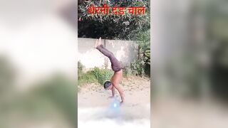 शेरनी दंड चाल का अभ्यास???????????????????? #shorts #youtubeshorts #yoga #trending