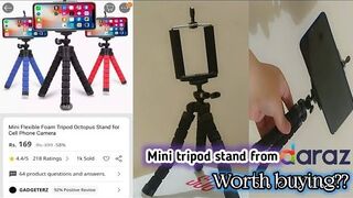 Mini Flexible Sponge Octopus Tripod Free Mobile Holder