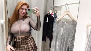 Try on Haul: Transparent Clothes | Dressing room tryon