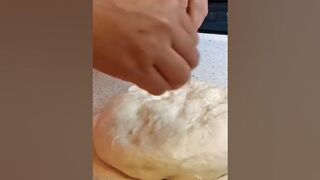 Practice makes Perfect Stretching Pizza Dough #shortvideo