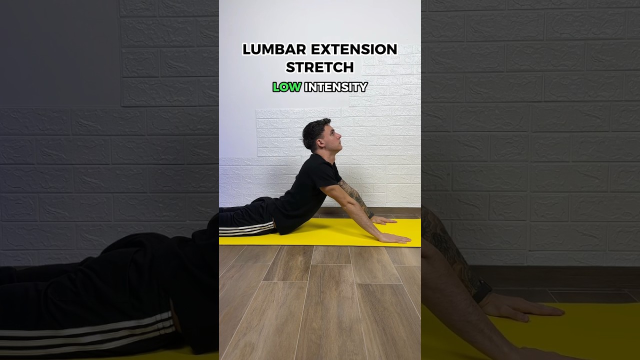 Lumbar extension STRETCH ???????? #stretching #workout #calisthenics ...