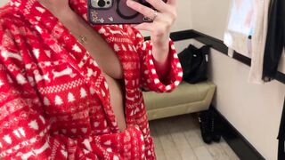 Try on Haul | Christmas Robes | At The Mall | Victoria's Secret