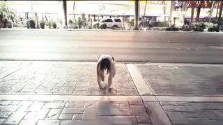 Evening twerk on the street