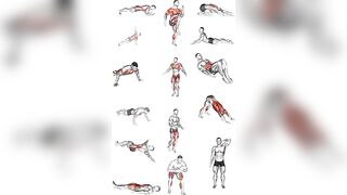 15 stretching exercises #abs #5minabs