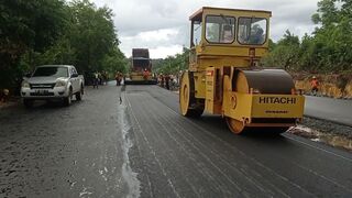 LANJUT | PENGASPALAN JALAN | FLEXIBLE PEVEMENT | AMAZING ASPHALT FINISHER