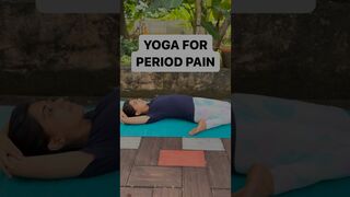 Yoga For Period Pain Part ll | Strengthen Uterus | Cure Menstrual Disorders | Swaastya Yoga #shorts