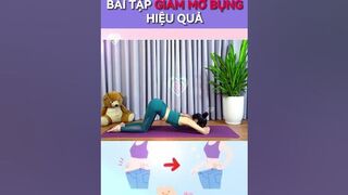 Bài Tập Yoga Giảm Mỡ Bụng Hiệu Quả #Shorts