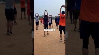 RUNNING || PHYSICAL TRAINING || STRETCHING #gandhinagar #policeacademy #psi