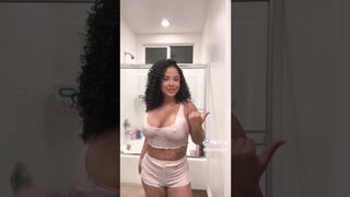 thick latina pawg ???????? #gyat #gyatt #tiktok #shorts #lingerie