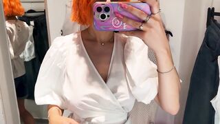 See-through Try On Haul Women Clothes | Fully Transparent Lingerie | Very revealing!????